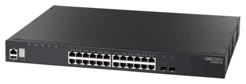 

Коммутатор Edge-corE ECS4620-28P, управляемый, кол-во портов: 24x1 Гбит/с, кол-во SFP/uplink: SFP+ 2x10 Гбит/с, установка в стойку, PoE: 24x30 Вт (макс. 410 Вт) (ECS4620-28P), ECS4620-28P