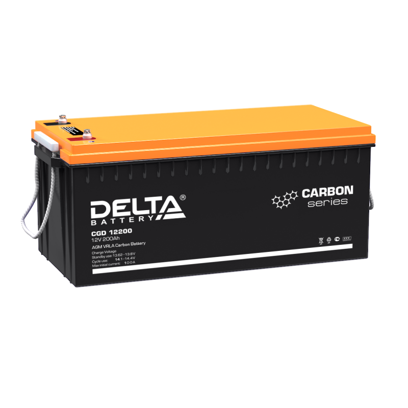 Аккумуляторная батарея для ИБП Delta CGD CGD 12200, 12V, 200Ah