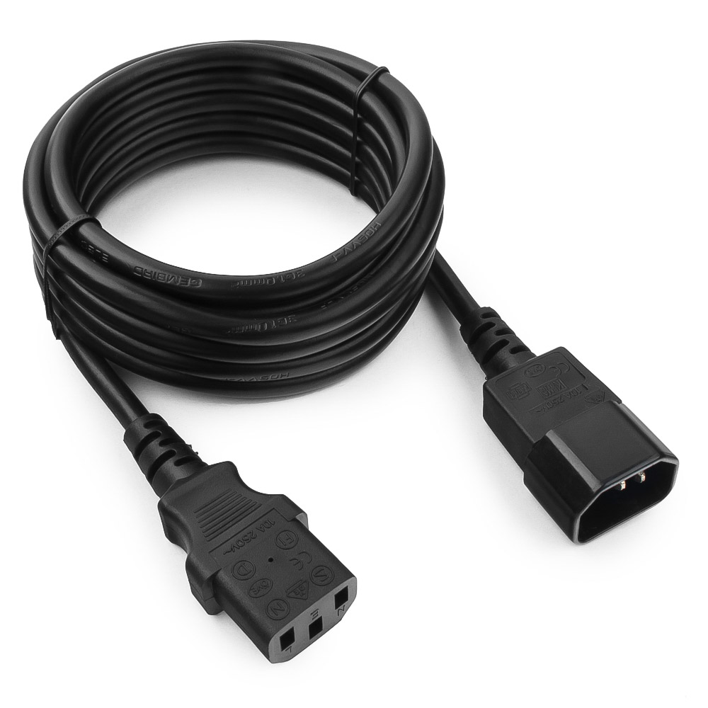 Кабель-удлинитель питания Cablexpert IEC-320-C13-IEC-320-C14, 3 м