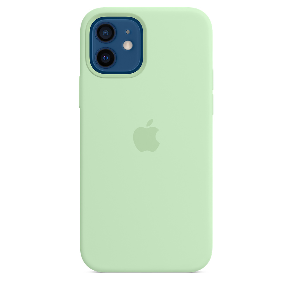 

Чехол-накладка Apple MagSafe для смартфона Apple 12/12 Pro, силикон, фисташковый (MK003ZE/A)