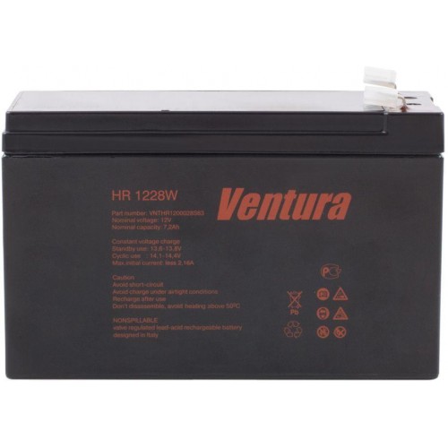 

Аккумуляторная батарея Ventura HR1228W, 12V, 7Ah, Серый, HR1228W