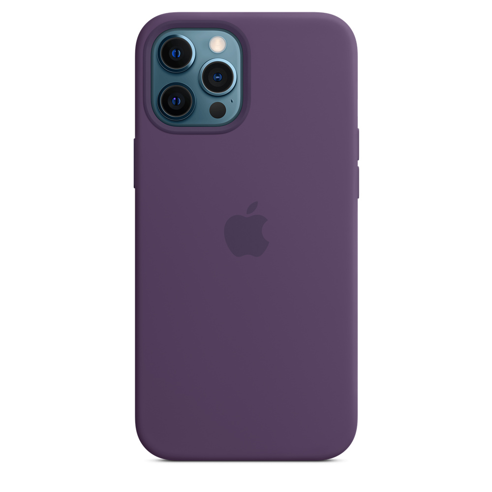 

Чехол-накладка Apple MagSafe для смартфона Apple 12 Pro Max, силикон, аметист (MK083ZE/A)