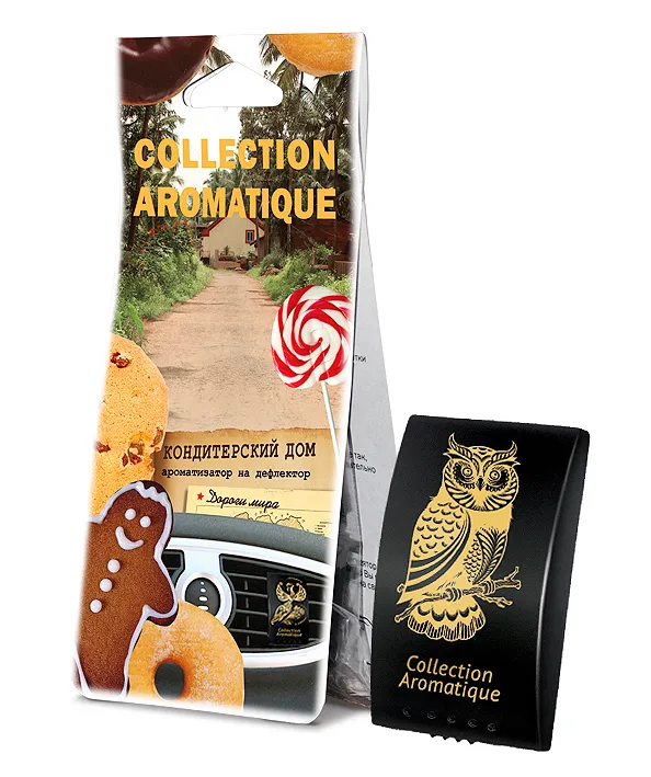 

Ароматизатор автомобильный на дефлектор FOUETTE Collection Aromatique "Дороги мира" (001465), Дороги мира