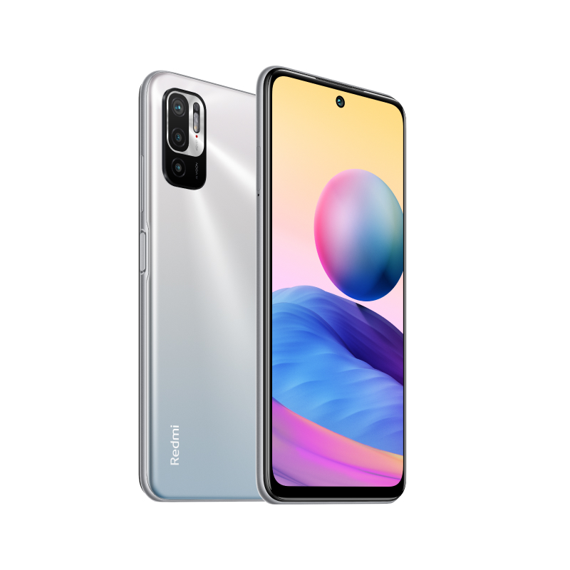 

Смартфон Xiaomi Redmi Note 10T, 6.5" 2400x1080 IPS, MediaTek Dimensity 700, 4Gb RAM, 128Gb, 3G/LTE, NFC, WiFi, BT, 3xCam, 2-Sim, 5000mAh, USB Type-C, Android 11, серебристый (33313), Redmi Note 10T