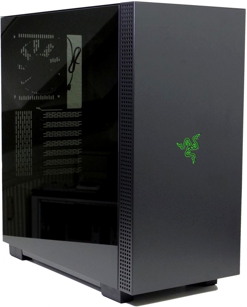 

Корпус Razer Tomahawk A1, EATX, Midi-Tower, 2xUSB 3.2, USB Type-C, RGB подсветка, черный, без БП (RC21-01420100-R3M1), Tomahawk A1