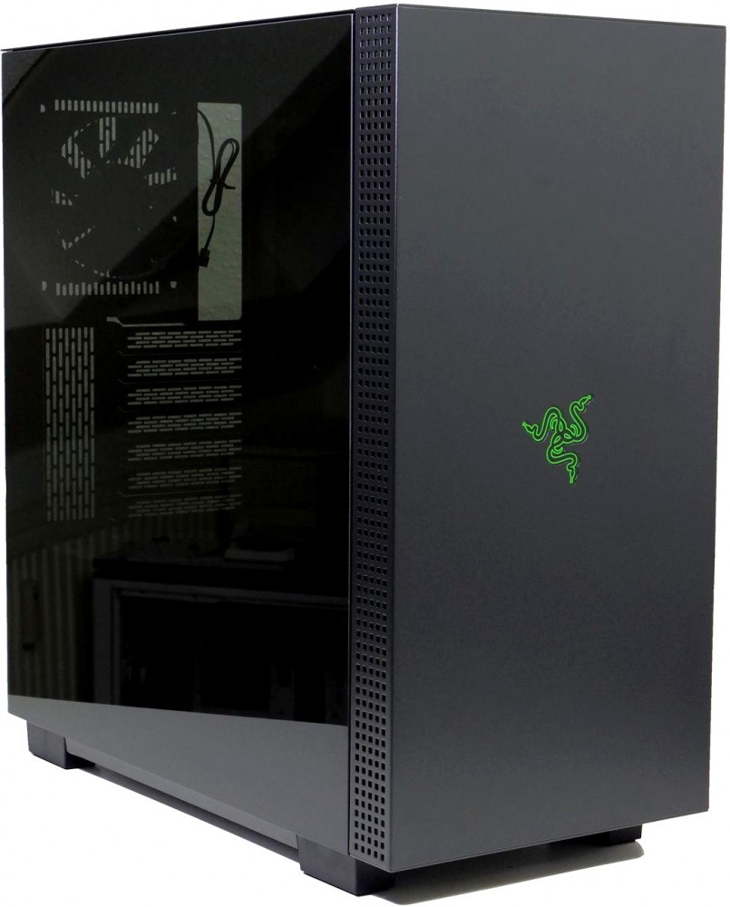 Корпус Razer Tomahawk A1, EATX, Midi-Tower, 2xUSB 3.2, USB Type-C, RGB подсветка, черный, без БП (RC21-01420100-R3M1)