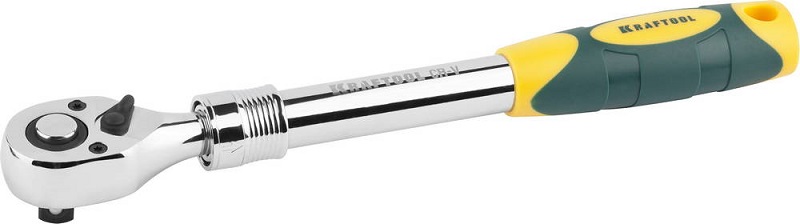

Трещотка Kraftool PRO, 1/2", реверсивная, телескопическая (27798-1/2)