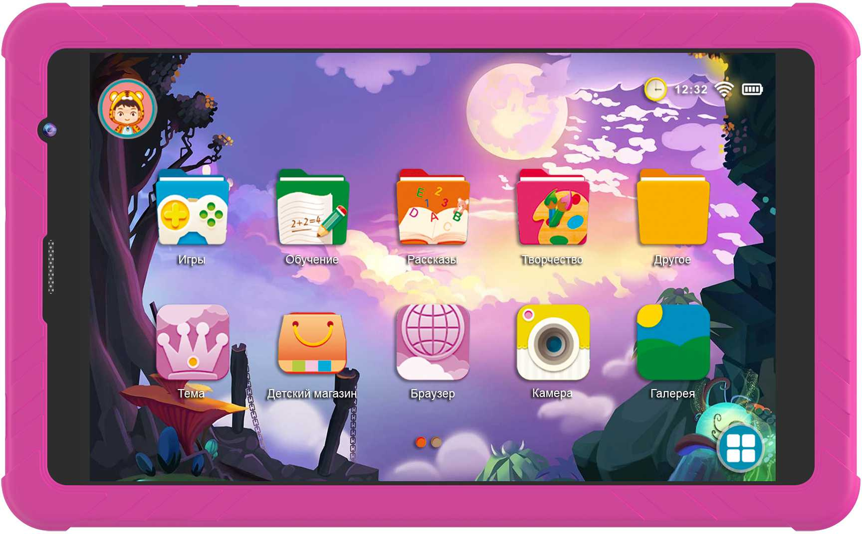 

Планшет Digma CITI Kids 81 8" 1280x800 IPS, MT8321, 2Gb RAM, 32Gb, 3G, WiFi, BT, 3.5 А·ч, Android 10 (Go edition), розовый (CS8233MG), Kids 81