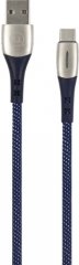 

Кабель USB-Type-C, 2A, 1.2м, синий USAMS Smart Power-off SJ305 (SJ305USB03), SJ305