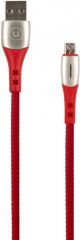 

Кабель USB-Micro USB, 2A, 1.2м, красный USAMS Smart Power-off SJ346 (SJ346USB02), SJ346