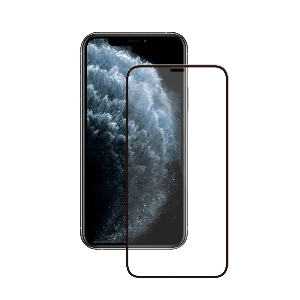 

Защитное стекло Mietubl для экрана смартфона Apple iPhone 12 Pro Max, Full screen, поверхность глянцевая, черная рамка, 2.5D (00000384518)