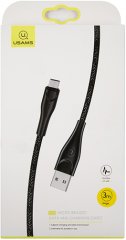 

Кабель USB-Micro USB, 3м, красный USAMS SJ399 (SJ399USB02), SJ399