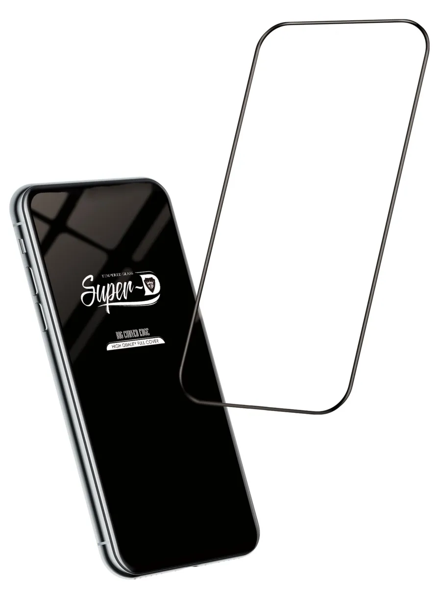 

Защитное стекло Mietubl для экрана смартфона Samsung Galaxy A80/A90, Full screen, поверхность глянцевая, черная рамка, Super-D (00000384528)
