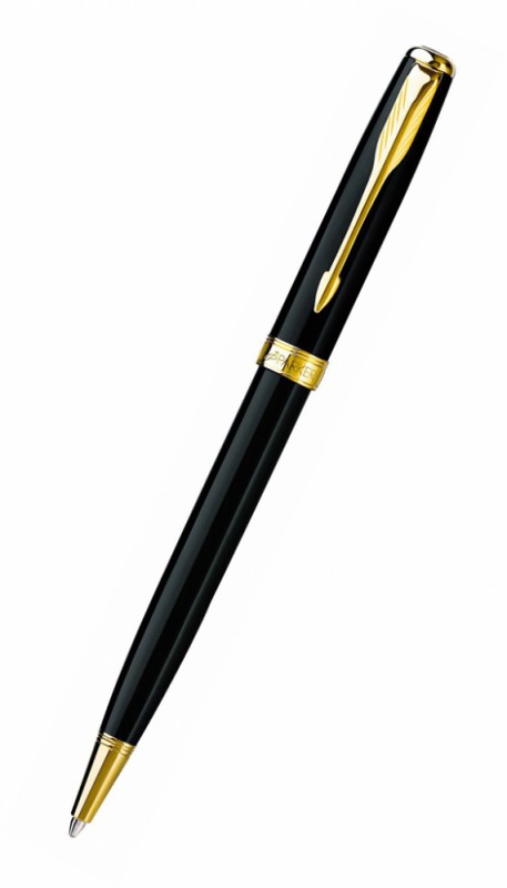 

Ручка шариковая автомат Parker Sonnet Core K530 LaqBlack GT (S0808730), K530