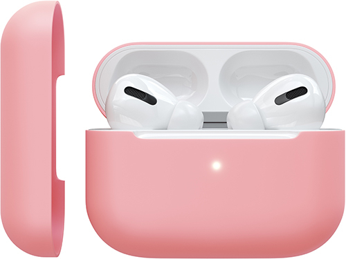 Чехол Red Line, силиконовый для Apple AirPods Pro, Розовый (УТ000019188)