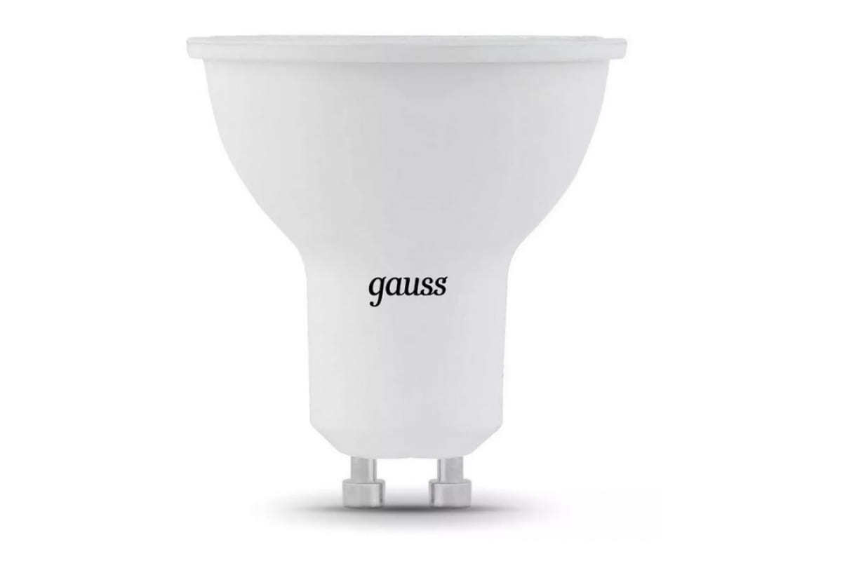 Лампа светодиодная GU10, MR16, 7 Вт, 6500K, GAUSS