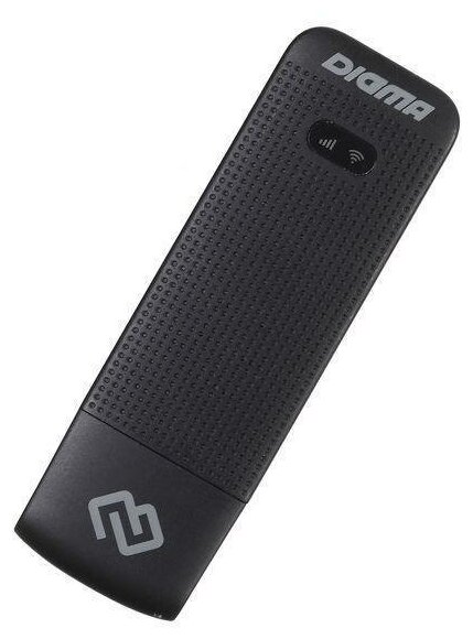 

Модем DIGMA Dongle, LTE, Wi-Fi, USB, черный, Dongle