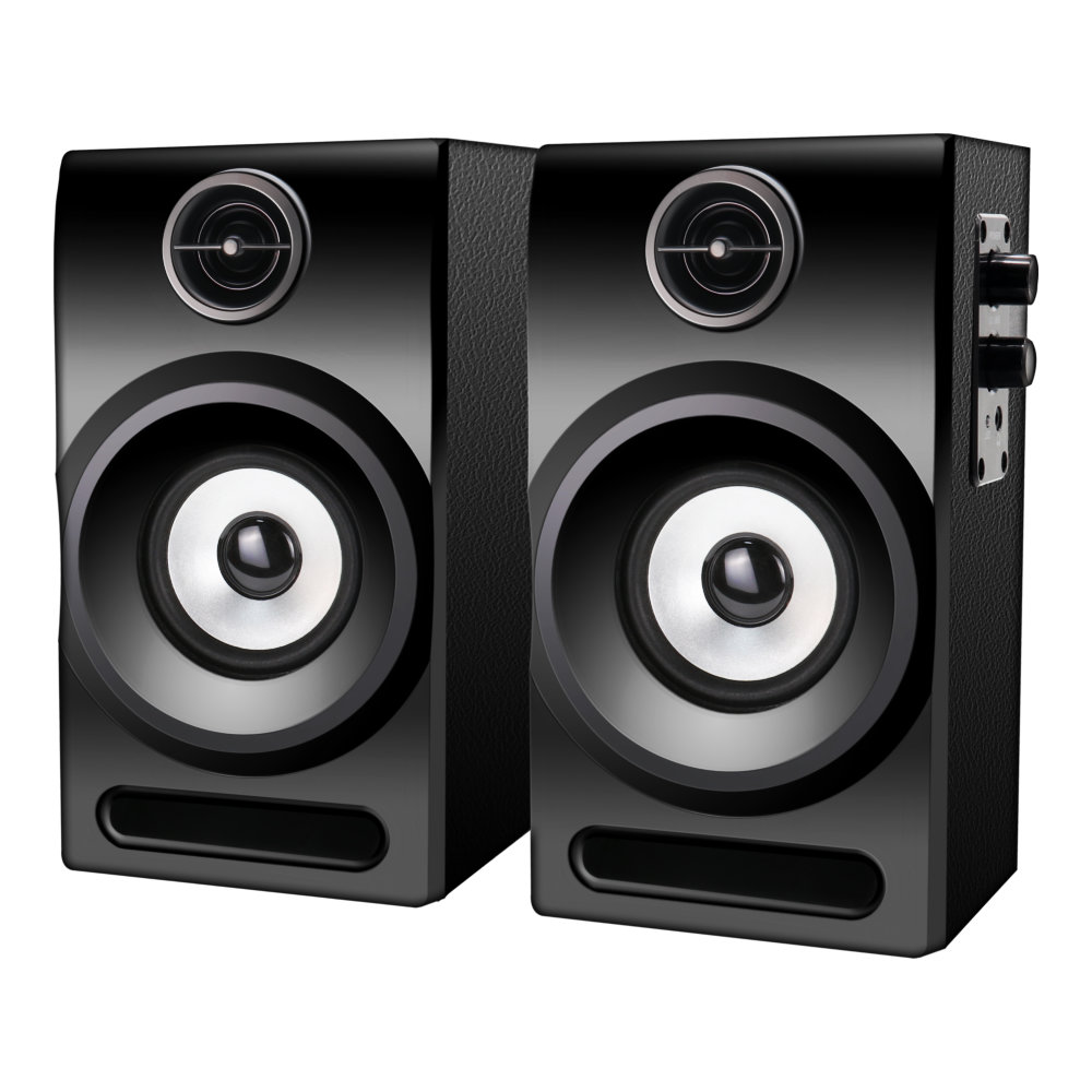 

Акустика 2.0 Ginzzu GM-104, 12Вт, черный (4894190606151), GM-104
