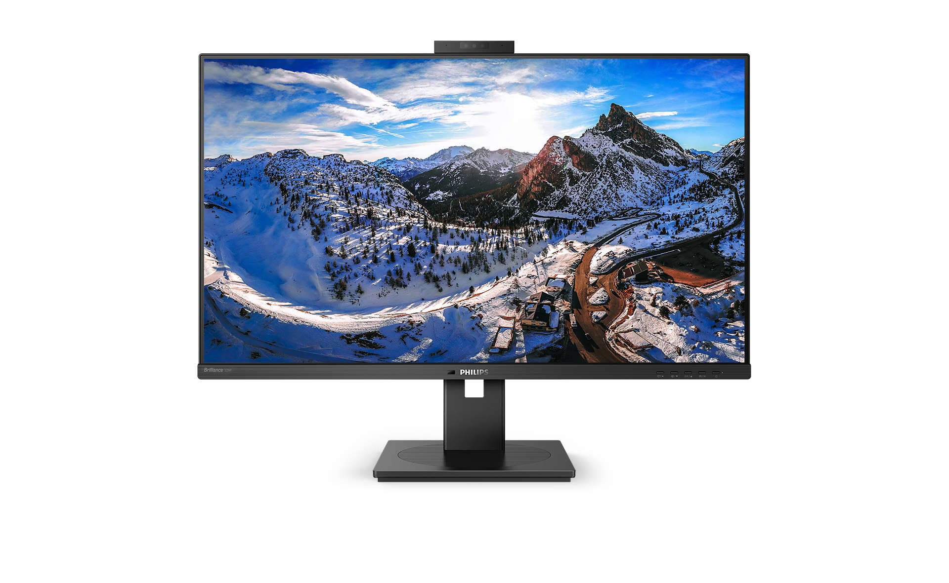 

Монитор 31.5" Philips 329P1H IPS, 3840x2160 (16:9), 350кд/м2, 4мс, 178°/178°, HDMI, DisplayPort, USB Type-C, USB-Hub, веб-камера, черный (329P1H/00), 329P1H