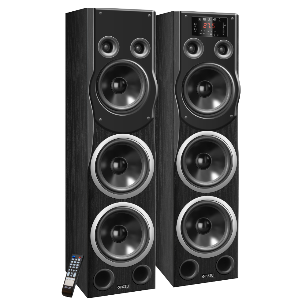

Акустика 2.0 Ginzzu GM-329, 240 Вт, FM, USB, SD, Bluetooth, черный (4894170806304), GM-329