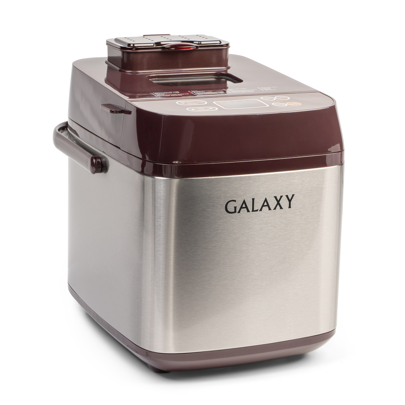 Хлебопечь GALAXY GL2700 600Вт, бордовый/серебристый (гл2700), цвет бордовый/серебристый