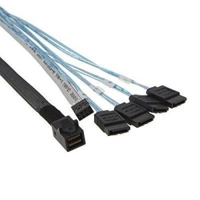 Кабель SAS-8643/4SATA-80CM (SAS-8643/4SATA-80CM)
