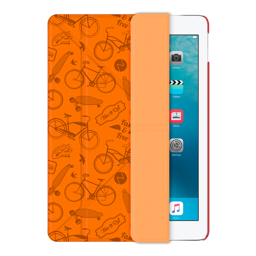 Чехол-подставка DEPPA Wallet Onzo для планшета Apple iPad Pro 9.7, полиуретан, оранжевый (88024)