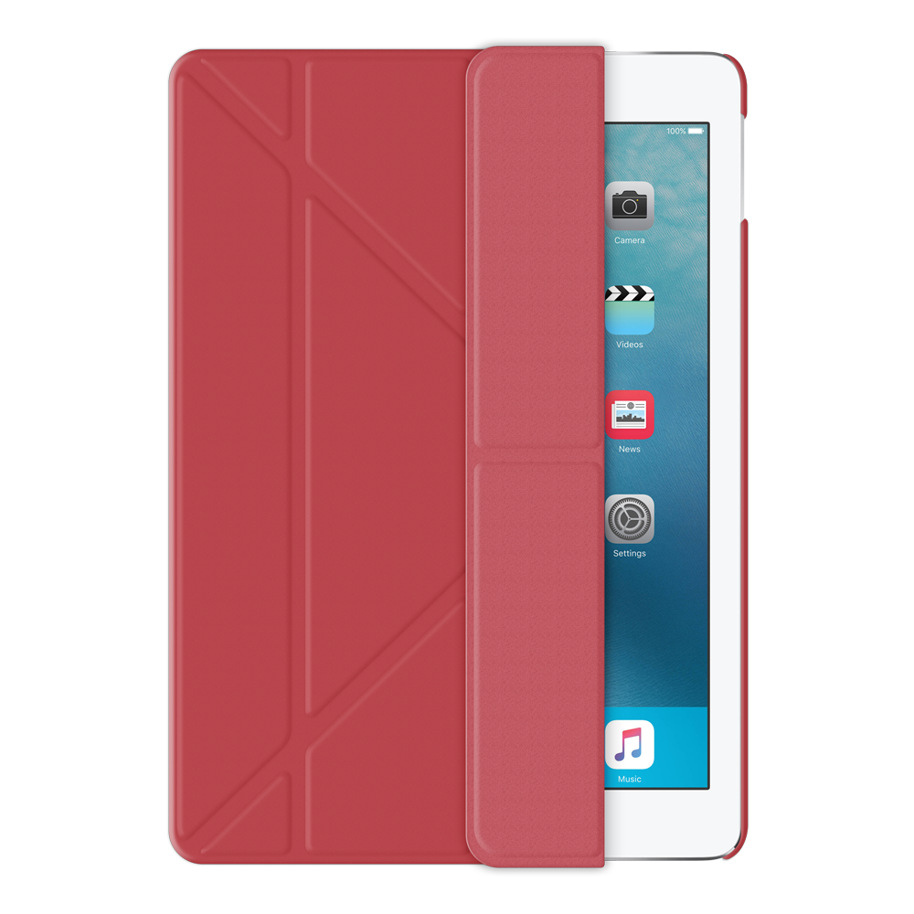 Чехол-подставка DEPPA Wallet Onzo для планшета Apple iPad Pro 9.7, полиуретан, красный (88002)