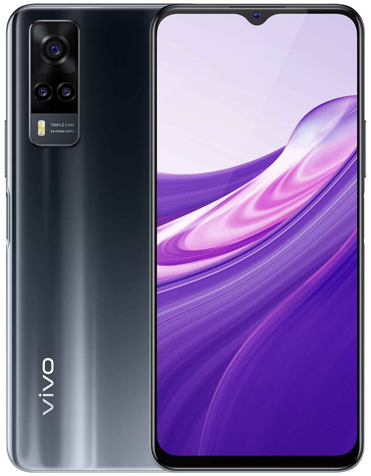 Смартфон Vivo Y31 4Gb/128Gb Android черный, 913154 купить во Владивостоке в  интернет-магазине e2e4