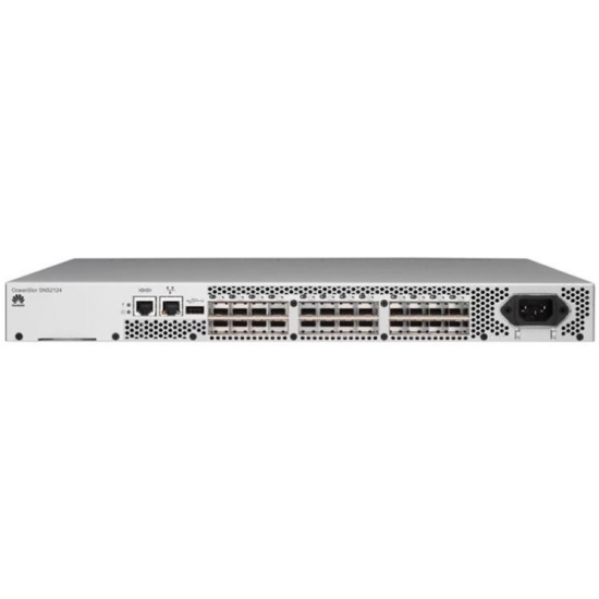 

Коммутатор Huawei SNS2124, управляемый, кол-во портов FC:, SFP 8x8 Гбит/с (До 24 портов), установка в стойку (02357648), SNS2124