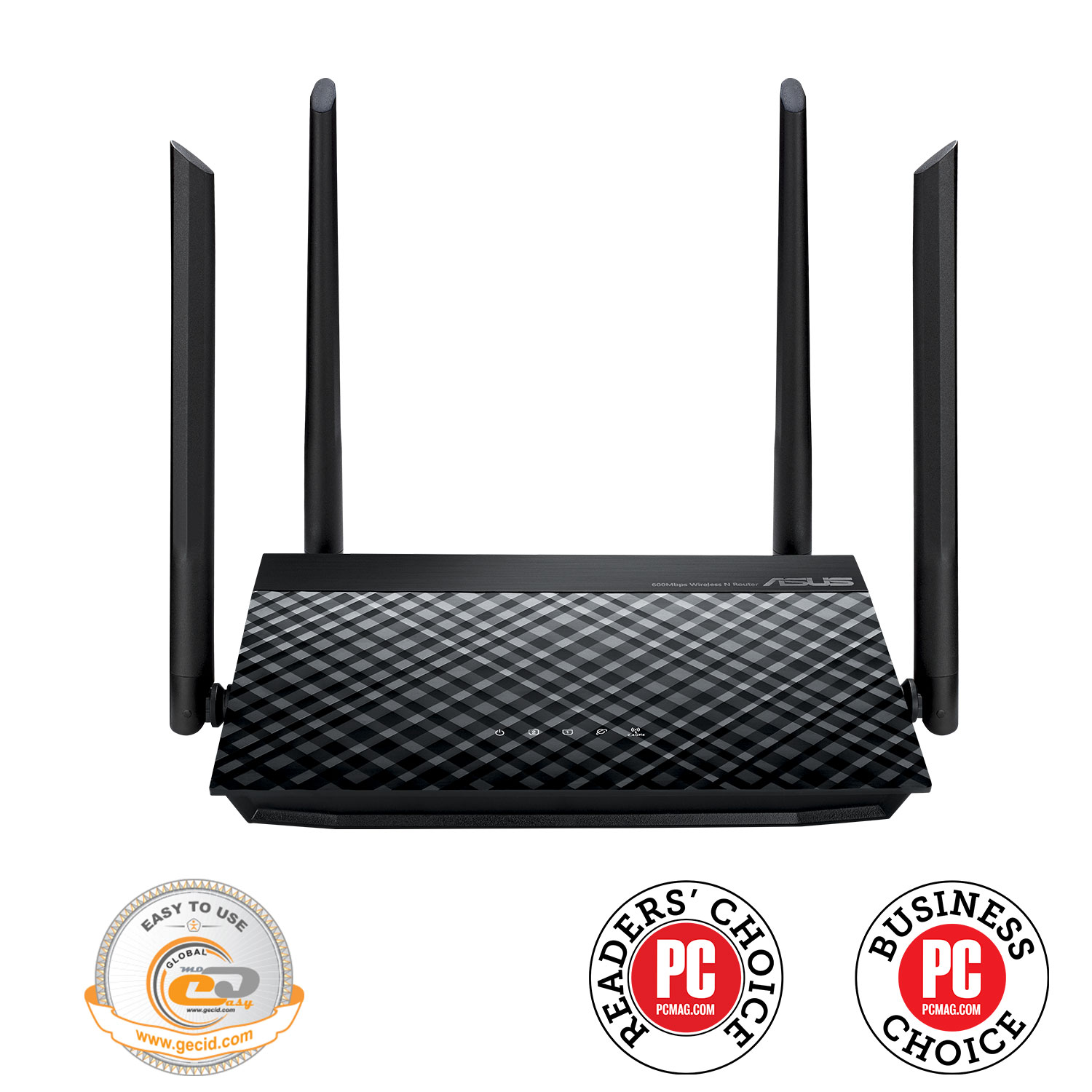 

Wi-Fi роутер ASUS RT-N19, 802.11/b/g/n, 2.4 ГГц, до 600 Мбит/с, LAN 2x100 Мбит/с, WAN 1x100 Мбит/с, внешних антенн: 4x2dBi (90IG0600-BR9510), RT-N19