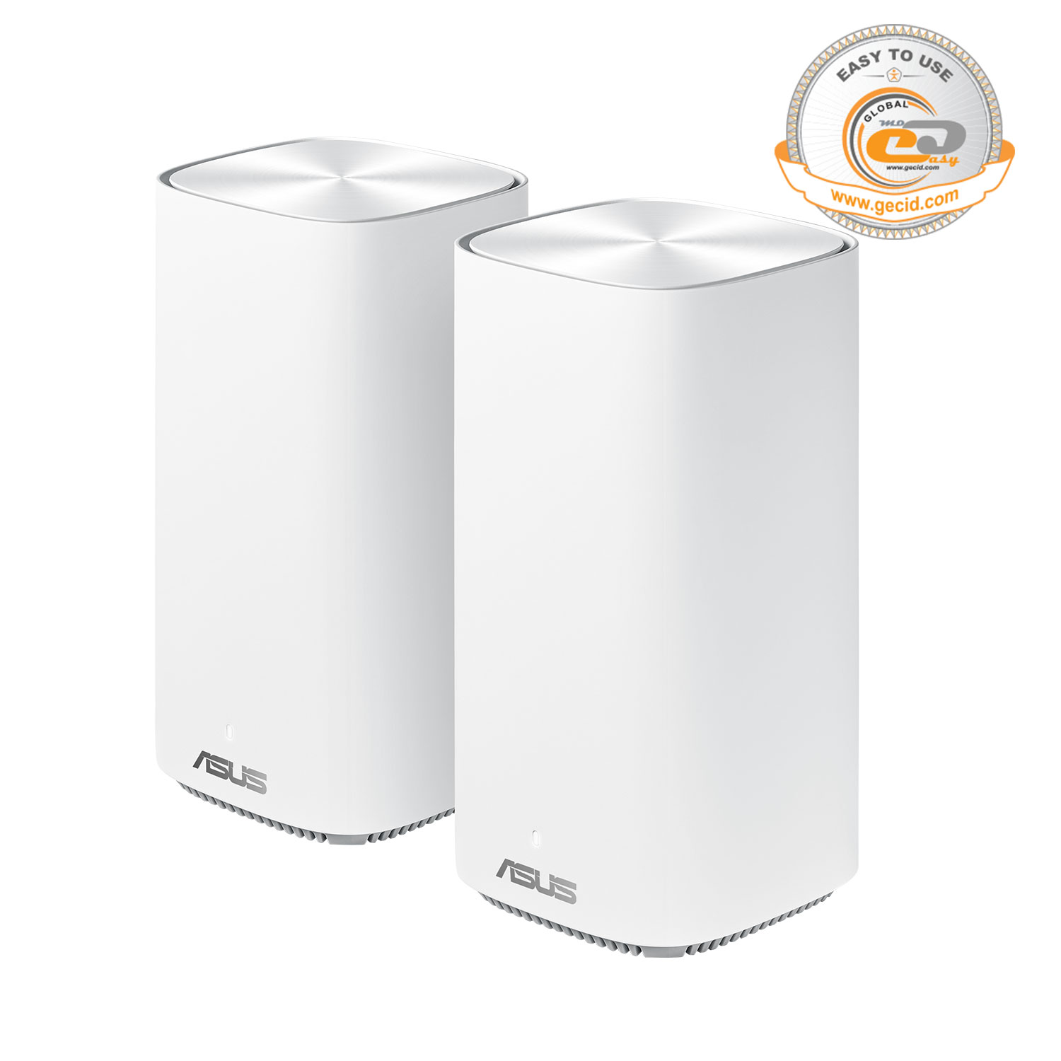 Mesh система ASUS ZenWiFi AC Mini CD6(2-PK), 802.11a/b/g/n/ac, 2.4/5ГГц, до 1467 Мбит/с, LAN 3x1Гбит/с, WAN 1x1 Гбит/с, внутренних антенн: 4, комплект 2 (90IG05S0-BO9410) ZenWiFi AC Mini CD6(2-PK) - фото 1