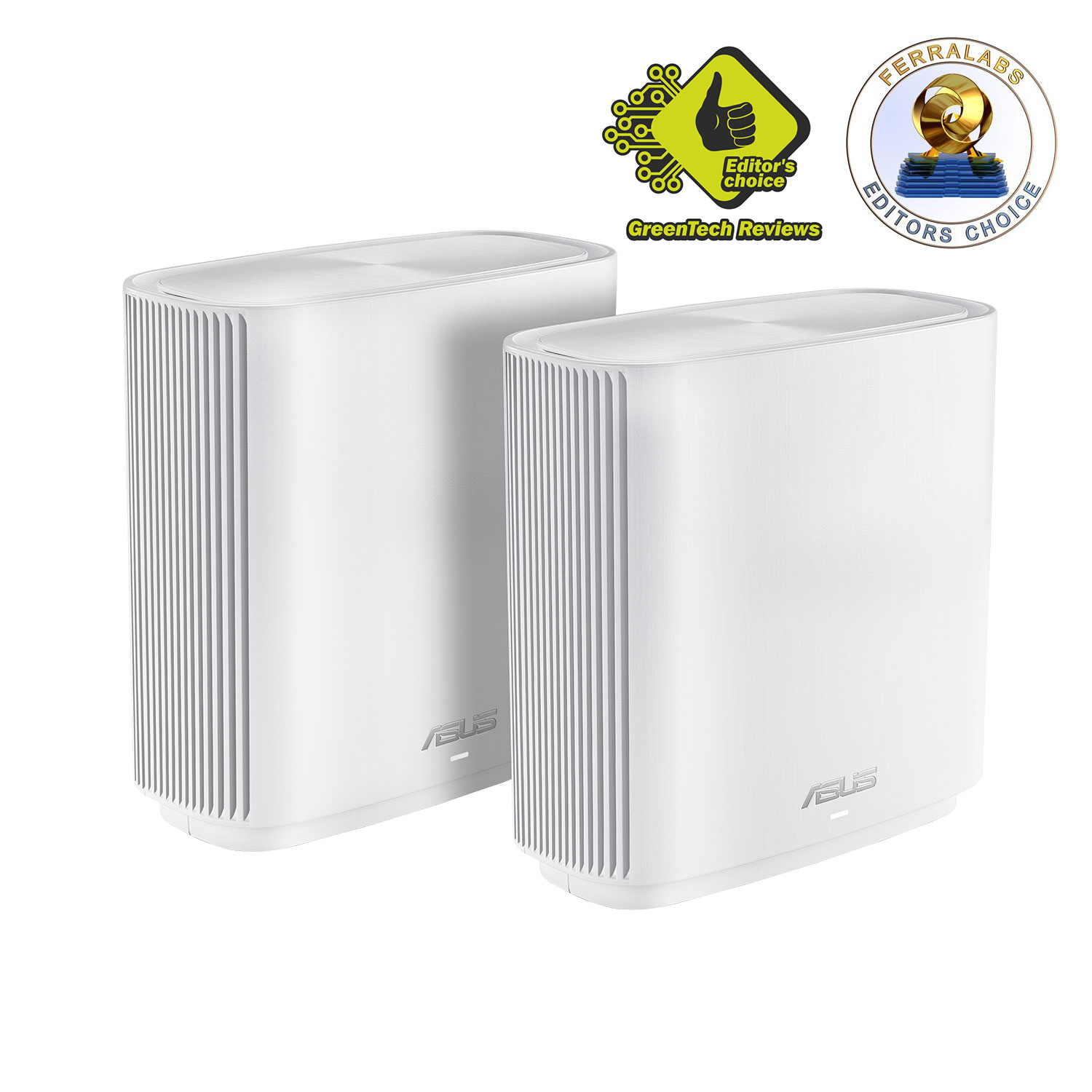 

Mesh система ASUS ZenWiFi AX XT8 (W-2-PK), 802.11a/b/g/n/ac/ax, 2.4/5ГГц, до 6600 Мбит/с, LAN 3x1Гбит/с, WAN 1x2.5 Гбит/с, внутренних антенн: 6, комплект 2 (90IG0590-MO3G80), ZenWiFi AX XT8 (W-2-PK)