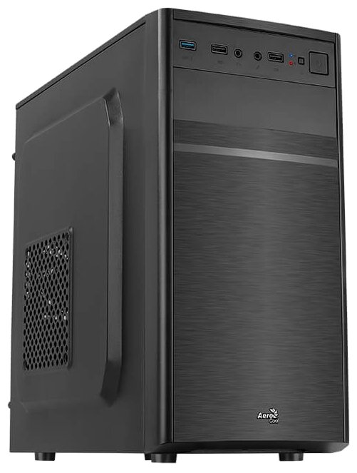 Корпус AeroCool CS-103, mATX, Mini-Tower, USB 3.0, черный, Без БП (4718009158665) плохая упаковка