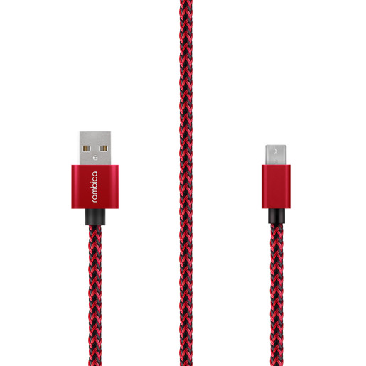 

Кабель USB-Micro USB, 2м, красный Rombica Digital AB-04B (CB-AB04R), Digital AB-04B