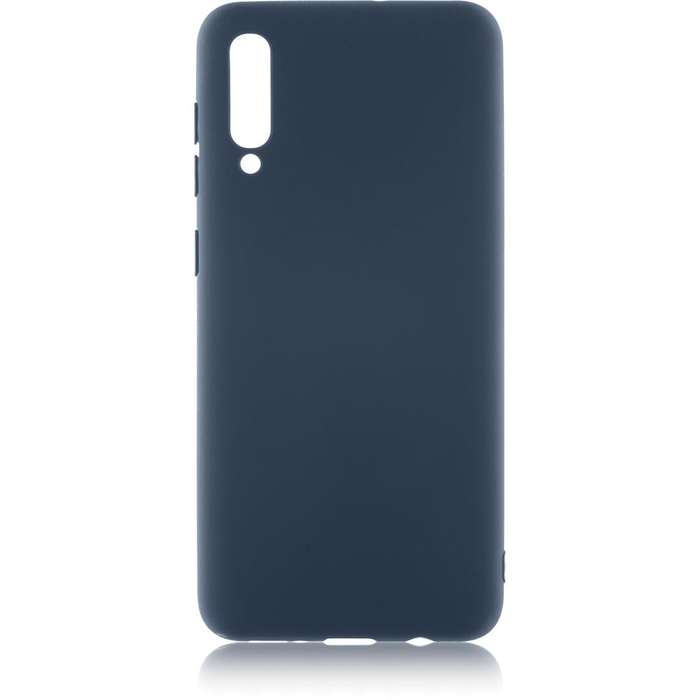 Чехол-накладка BROSCO Colourful для смартфона Samsung Galaxy A50s, силикон, синий (SS-A50s-COLOURFUL-BLUE)