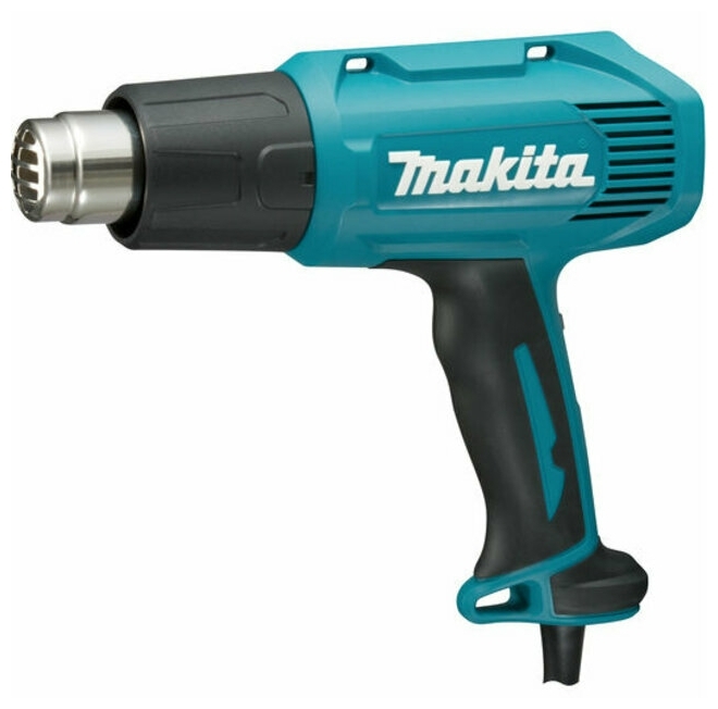 Фен строительный Makita HG5030K, сетевой, 1.6 кВт, от 350°C, до 500°C, до 500 л/м, кейс (0088381857321)