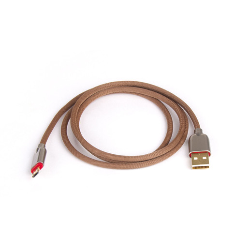 

Кабель USB 2.0(Am)-Micro USB 2.0(Bm), 1м, коричневый Rombica Digital AB-05 (CB-AB05), Digital AB-05