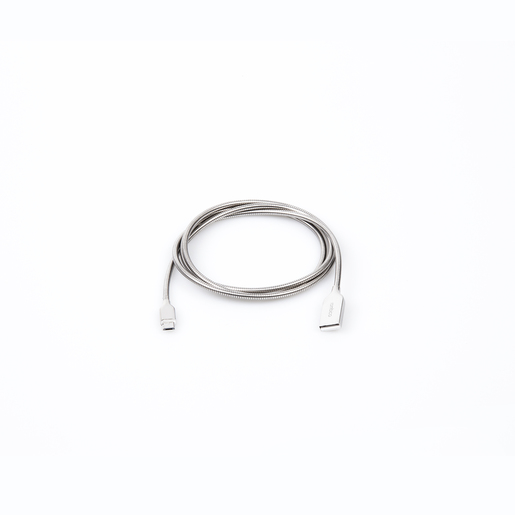 

Кабель USB 2.0(Am)-Micro USB 2.0(Bm), 2A, 1м, металлик Rombica Digital AS-10 (CB-AS10), Digital AS-10