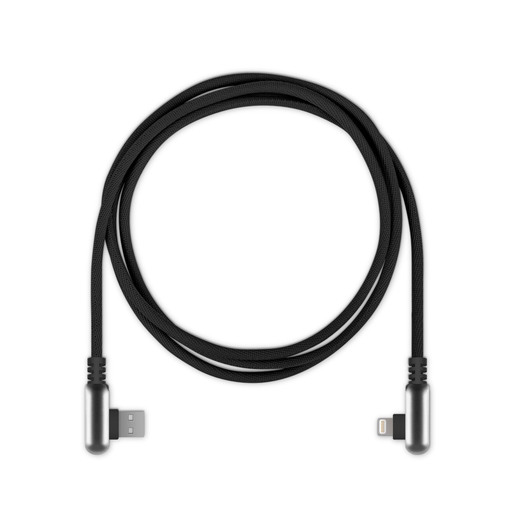 

Кабель USB 2.0(Am)-Lightning 8-pin(m), угловой, 1.2м, черный Rombica Digital Electron I (IPQ-001), Digital Electron I