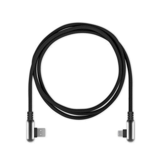 

Кабель USB-Micro USB, угловой, 1.2м, черный Rombica Digital Electron M (MPQ-001), Digital Electron M