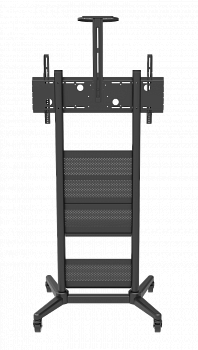 Стойка напольная для TV/монитора Wize Pro M75, 32"-65", VESA 100x100мм-800x400мм, до 120 кг, черный (M75)