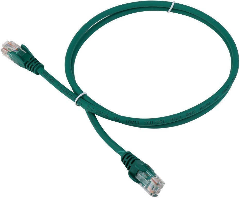 Патч-корд UTP кат.5e, 1м, RJ45-RJ45, зеленый, ACD (ACD-LPU5E-10G)