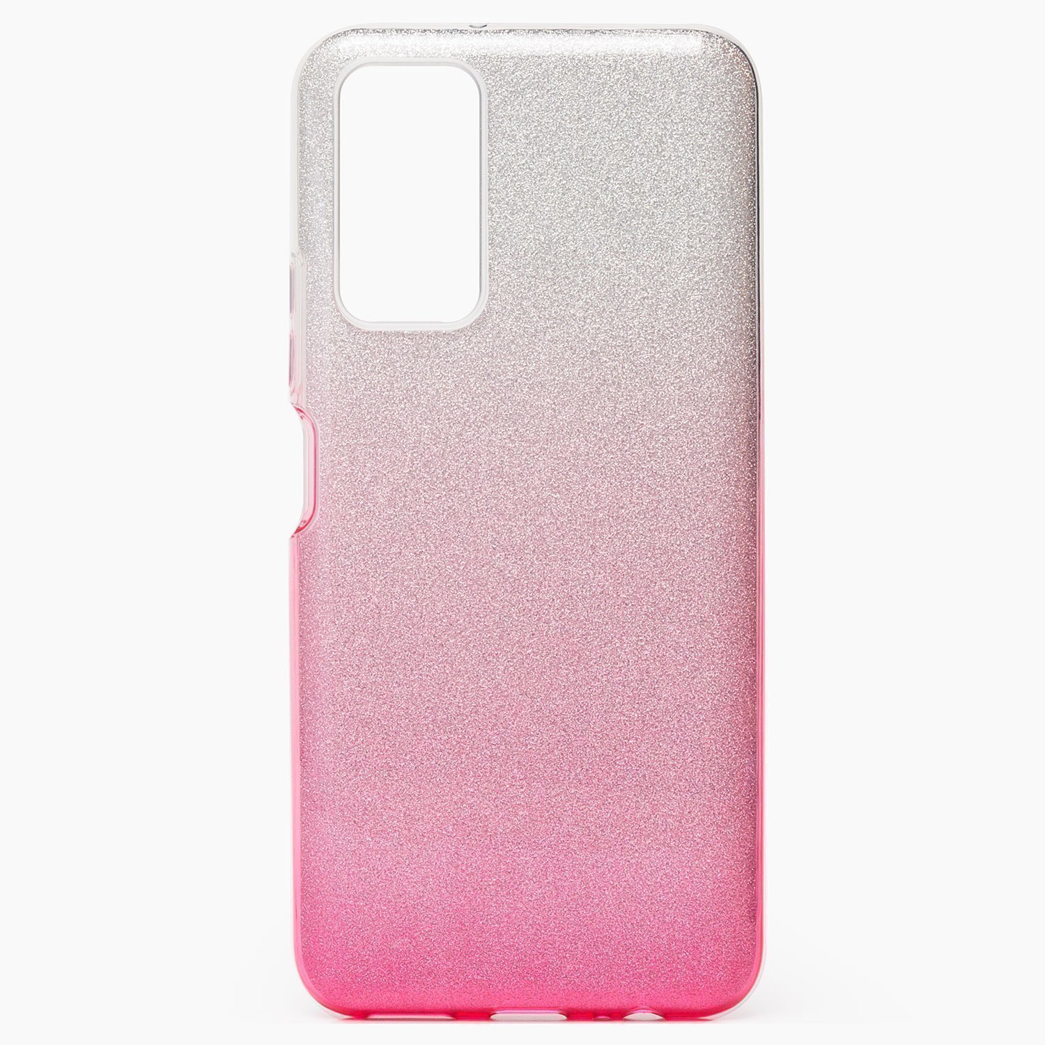 

Чехол-накладка SC097 Gradient для смартфона Huawei Honor 10X Lite, силикон, pink/silver (126675)
