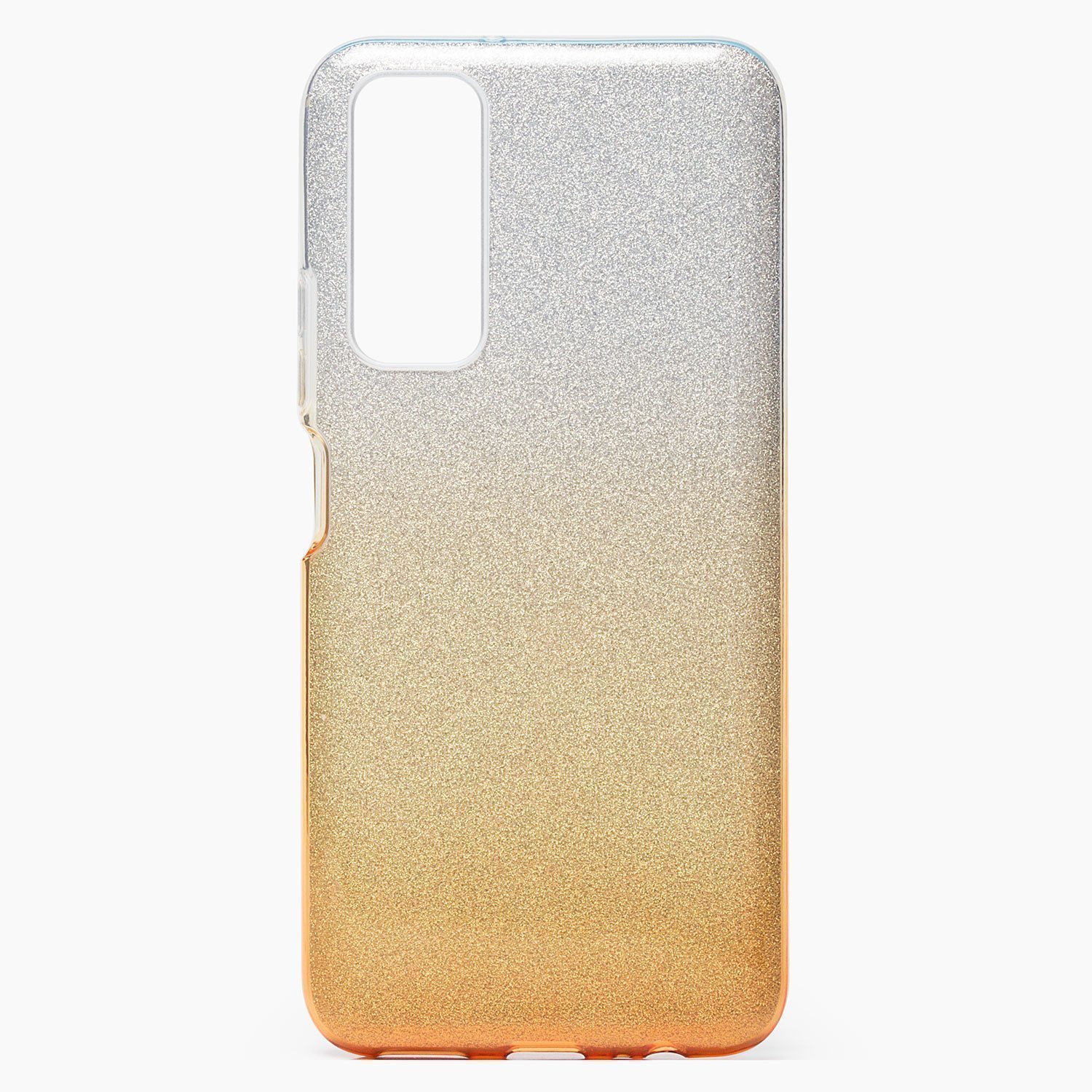 

Чехол-накладка SC097 Gradient для смартфона Huawei P Smart 2021, силикон, gold/silver (131181)