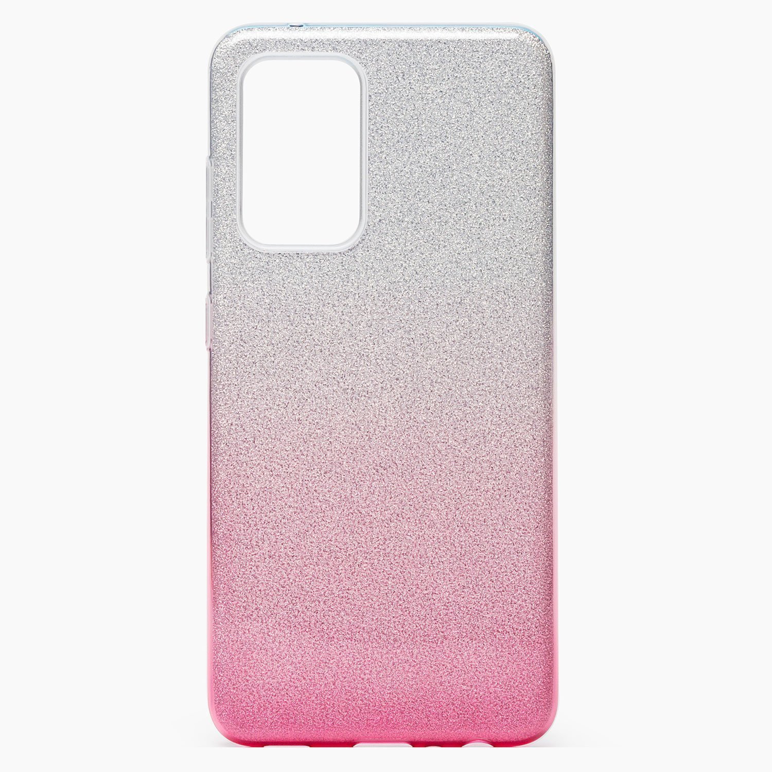 

Чехол-накладка SC097 Gradient для смартфона Samsung SM-A525 Galaxy A52, силикон, pink/silver (131195)