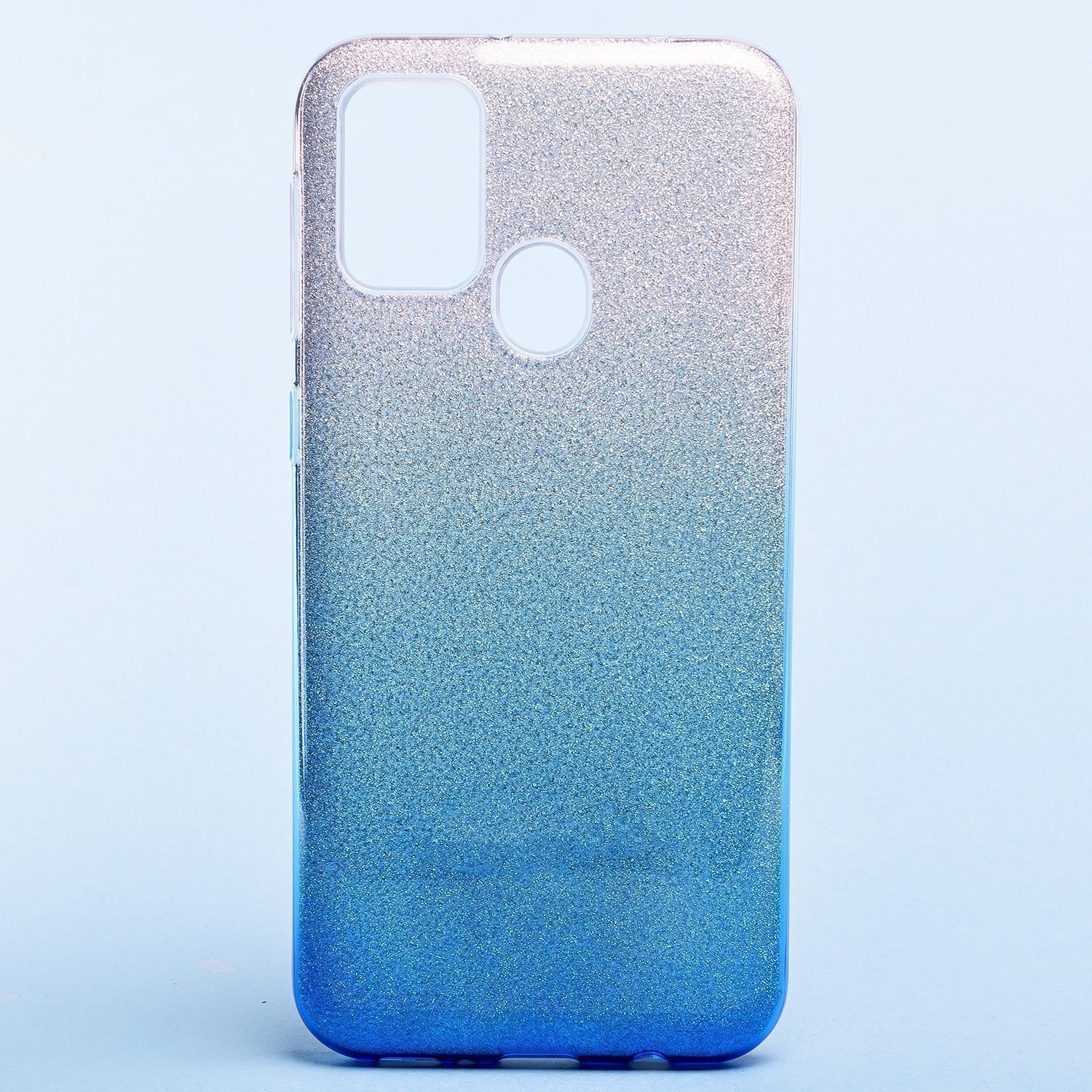 

Чехол-накладка SC097 Gradient для смартфона Samsung SM-M215 Galaxy M21/SM-M307 Galaxy M30s, силикон, blue/silver (119563)