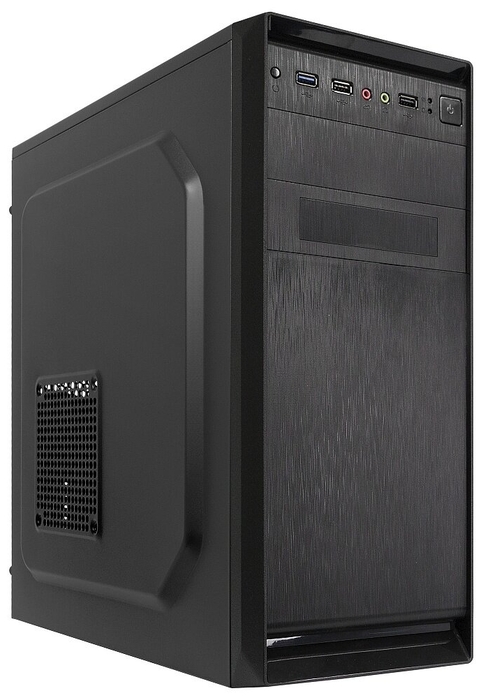 

Корпус CROWN MICRO CMC-610, ATX, Midi-Tower, USB 3.0, черный, 450Вт (CMC-610), CMC-610