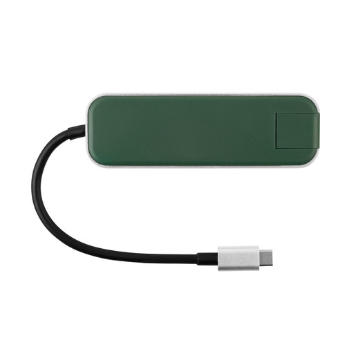 

Концентратор Rombica Type-C Chronos, 3xUSB 3.0, зеленый + Ethernet RJ45 (TC-00252), Type-C Chronos