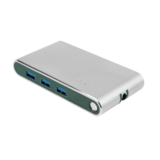 Концентратор Rombica Type-C Hermes, 3xUSB 3.0, 1xUSB-C, зеленый + Ethernet RJ45/HDMI (TC-00255) - фото 1